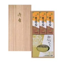 貴長香　二種香（和ろうそく）／桐箱
